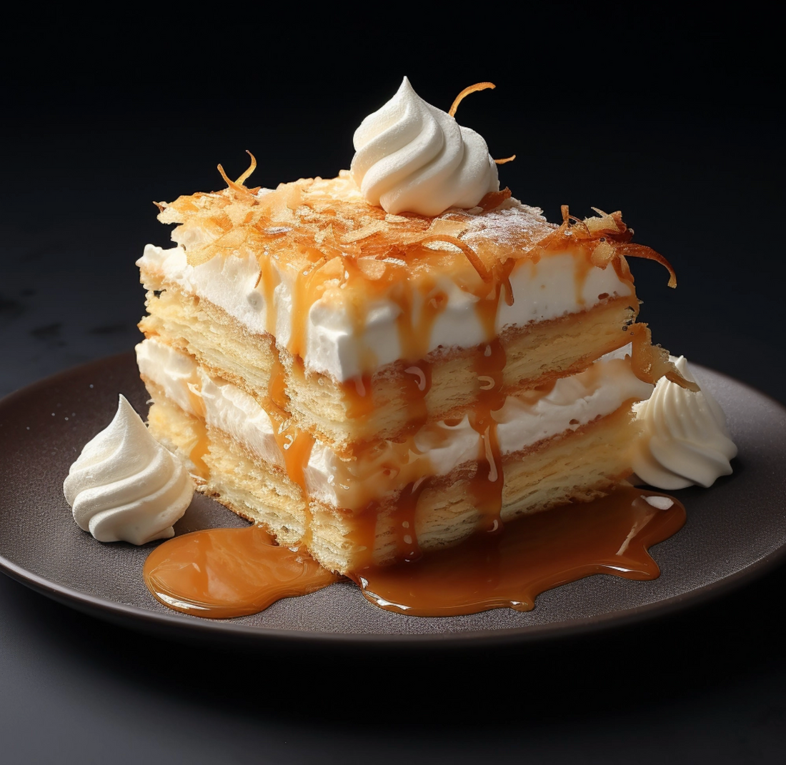 Mille Feuille with Caramelized Oranges
